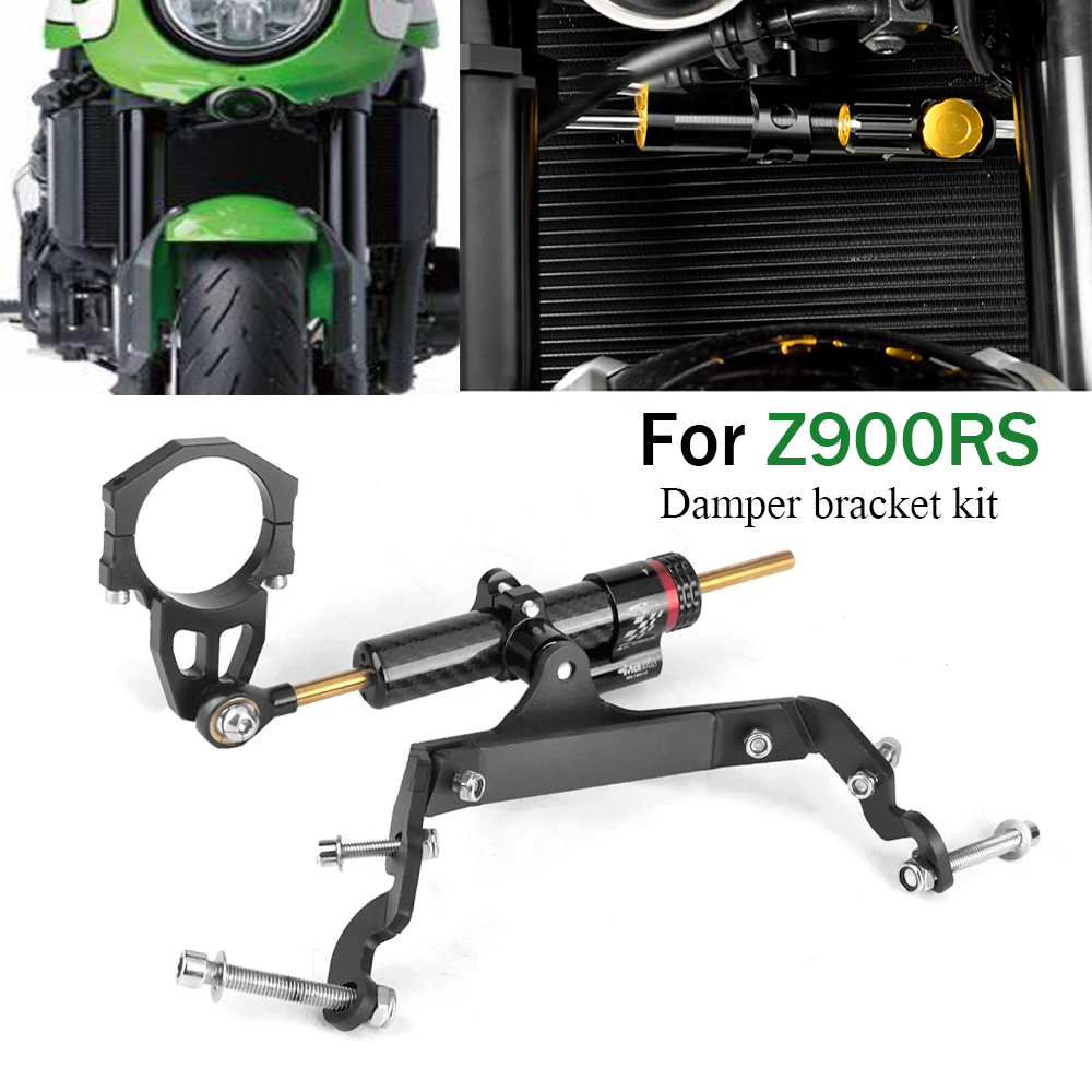 Steering Damper Stabilizer Kit Cnc - For Kawasaki Z900RS z900rs Z 900