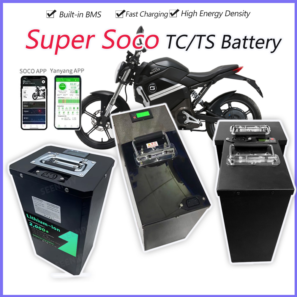 Super Soco TC TS Big Battery 6 - 72V 30Ah Lifepo4 Battery Pack ulasan dan harga