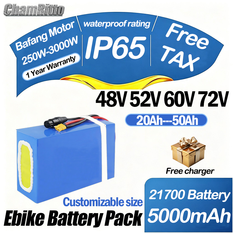 60V 72V 2000W ebike Elektrisch - 60V 30Ah 21700 Battery Pack ulasan dan harga