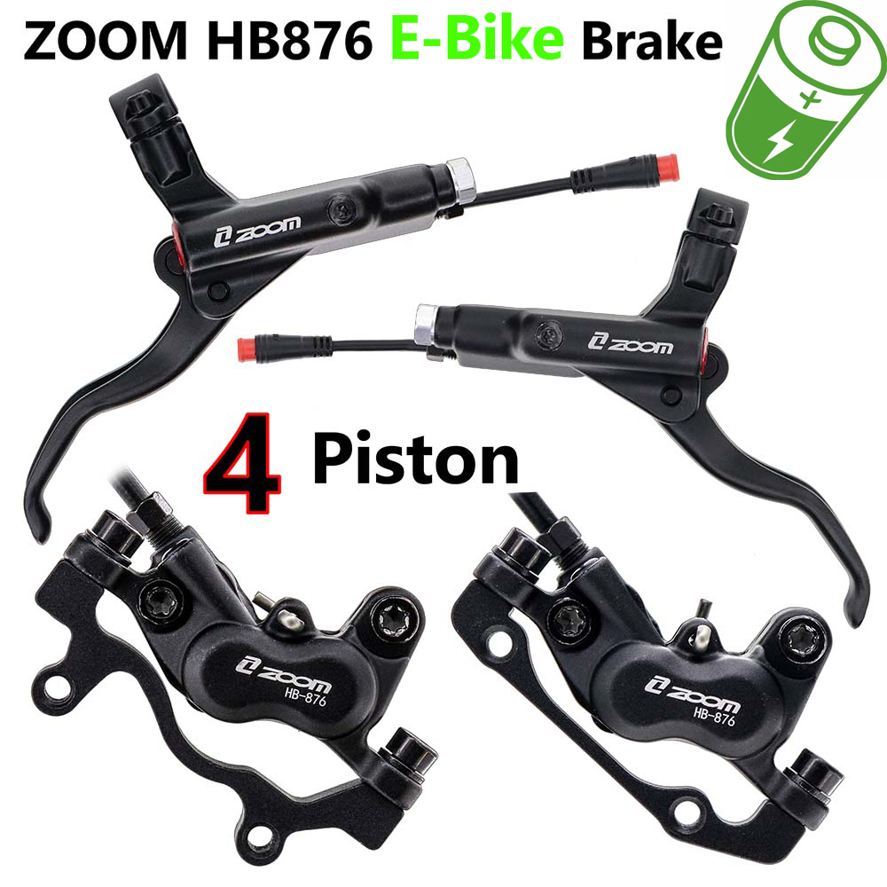 ZOOM HB-876E E-Bike 4-Piston H - Zoom Hydraulic Brake 4 Piston E-Scooter ulasan dan harga