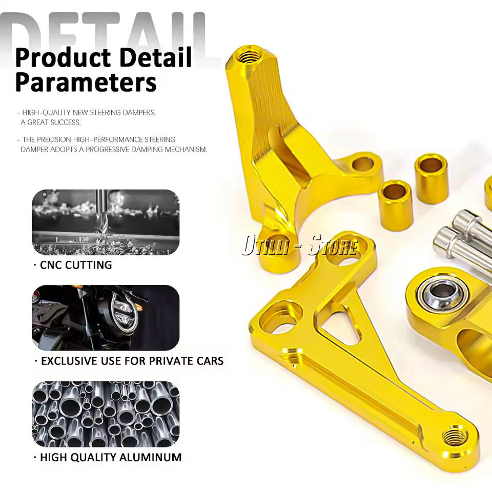 Steering Dampers for Honda CB1 - Steering Damper Stabilizer Kit Cnc ulasan dan harga
