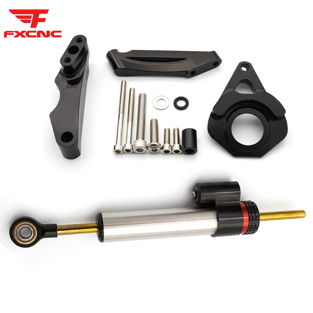 CNC Aluminum Motorcycle Steeri - Steering Damper Stabilizer Kit Cnc ulasan dan harga