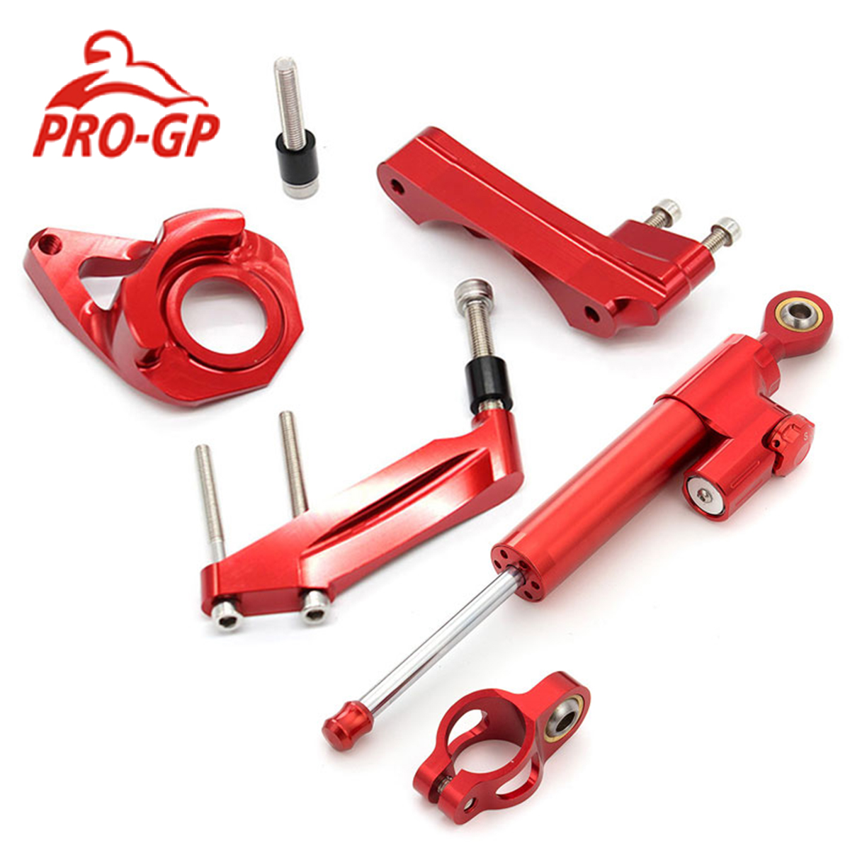 CNC Aluminum Motorcycle Steeri - Steering Damper Stabilizer Kit Cnc ulasan dan harga