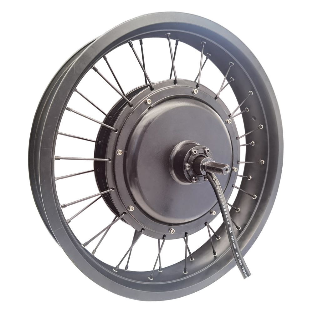 High Power 20 Inch Brushless G - 60V 5000W Brushless Hub Motor ulasan dan harga