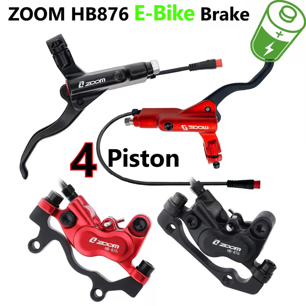 ZOOM HB-876E E-Bike 4-Piston H - Zoom Hydraulic Brake 4 Piston E-Scooter ulasan dan harga