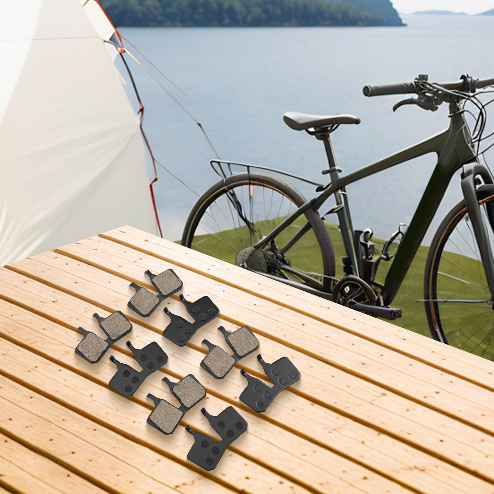 4Pairs Bike Brake Pads For Mag - Magura Mt5E Hydraulic Disc Brake ulasan dan harga