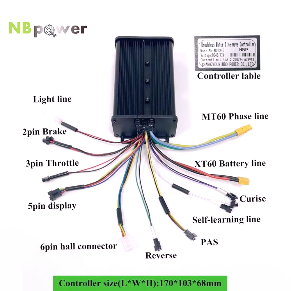 Dual Mode NBpower 48V/72V 45A  - 72V 45A Dual Controller ulasan dan harga