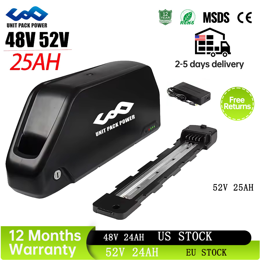 52V 25AH  Downtube EBike Batte - 60V 30Ah 21700 Battery Pack ulasan dan harga