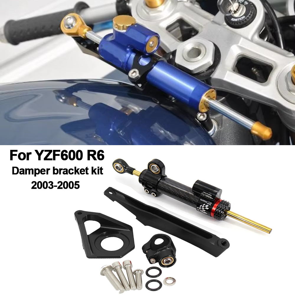 For YAMAHA YZF600 R6 2003-2005 - Steering Damper Stabilizer Kit Cnc ulasan dan harga