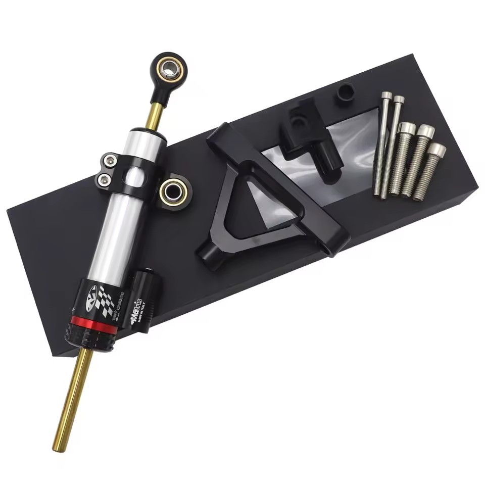 For Kawasaki ZX10R 04-05 Racin - Steering Damper Stabilizer Kit Cnc ulasan dan harga