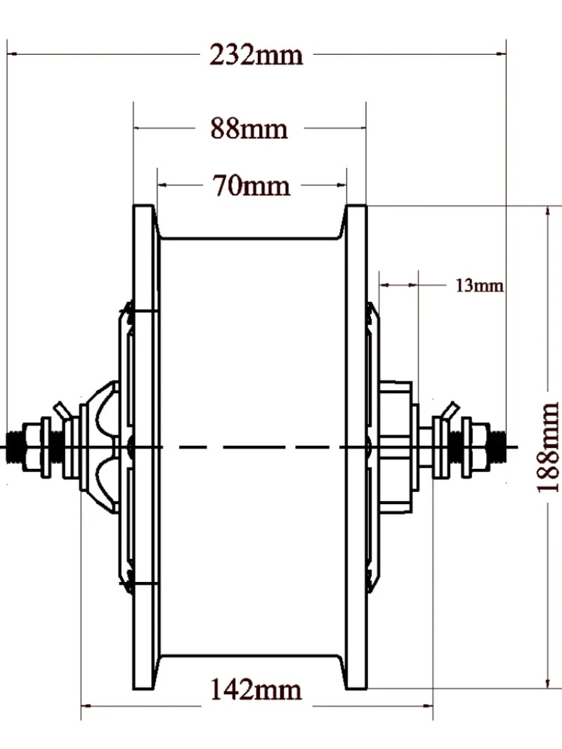 11inch 52V 60V 72V 120V 5000w  - 60V 5000W Brushless Hub Motor ulasan dan harga